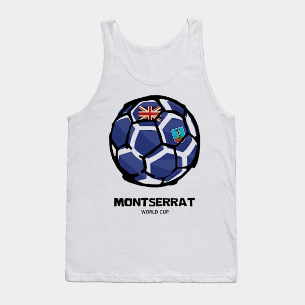 Montserrat Football Country Flag Tank Top by KewaleeTee